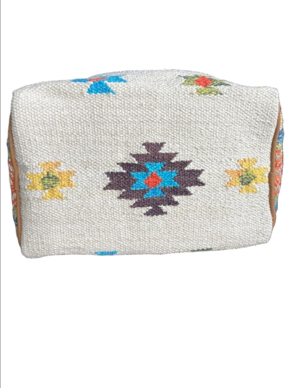 Ruggine Harlow Signature Boston Bag Boho Woven Navajo Print Suede Strap NWT - Picture 4 of 4